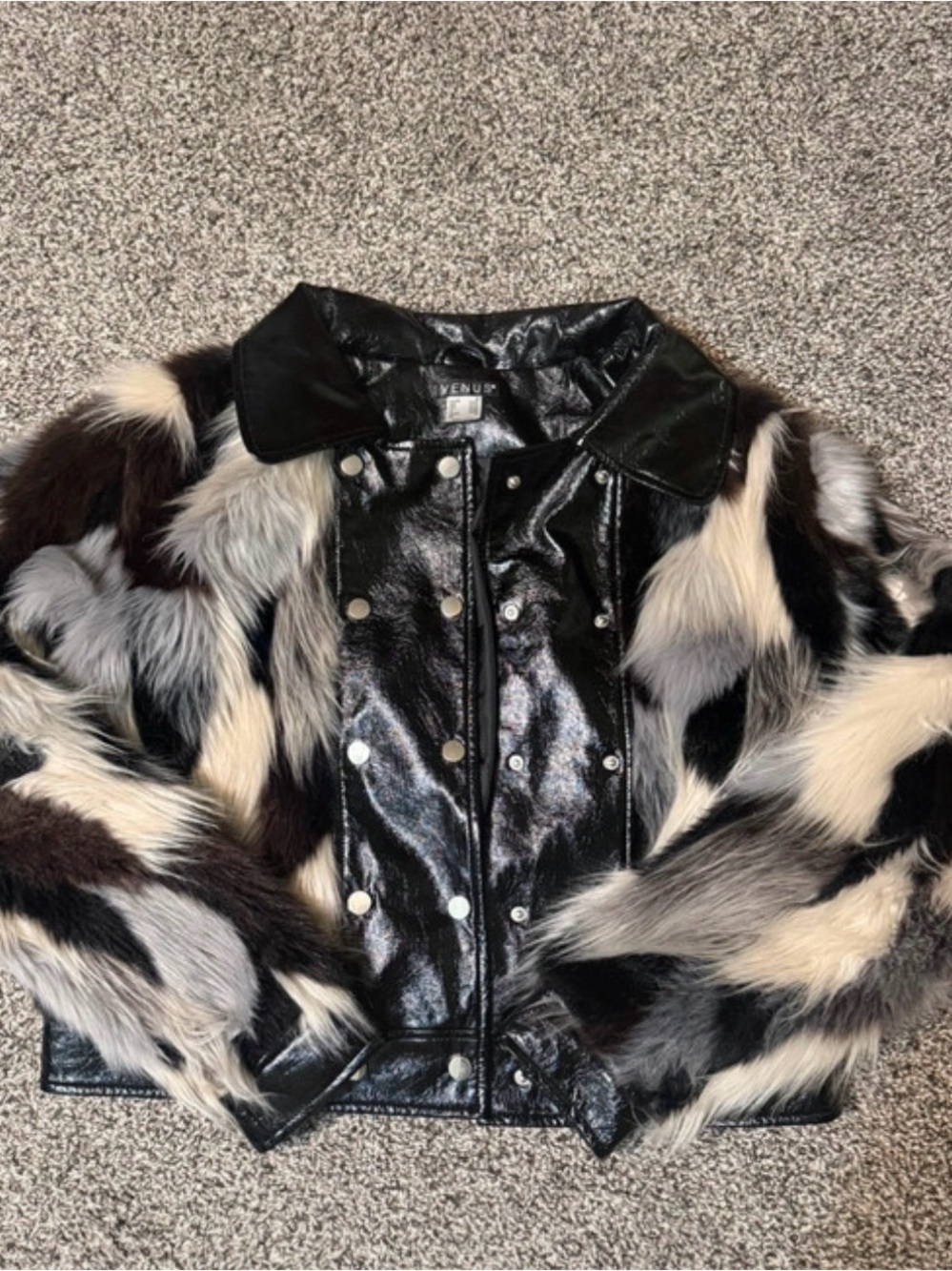 Venus faux fur Teddy jacket size medium